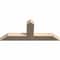 Ekena Millwork Portland Smooth Timber Gable Bracket, Douglas Fir, 48"W x 20"H x 3 1/2"D x 5 1/2"F, 10/12 Pitch GBW048X20X0406POR00SDF - alternate 4